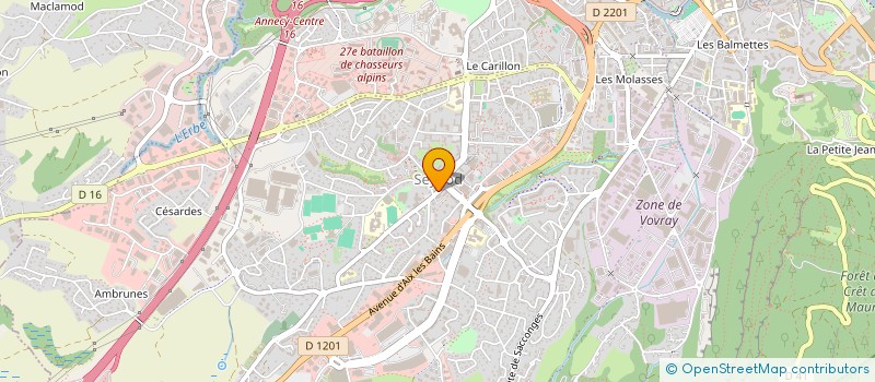 localisation de l'entreprise MONSIEUR VIOREL STOIAN à ANNECY