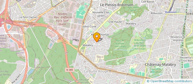 localisation de l'entreprise MONSIEUR VIOREL TALBOT à CHATENAY-MALABRY