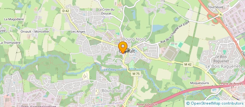 localisation de l'entreprise MONSIEUR VIOREL TUDOR à ORVAULT