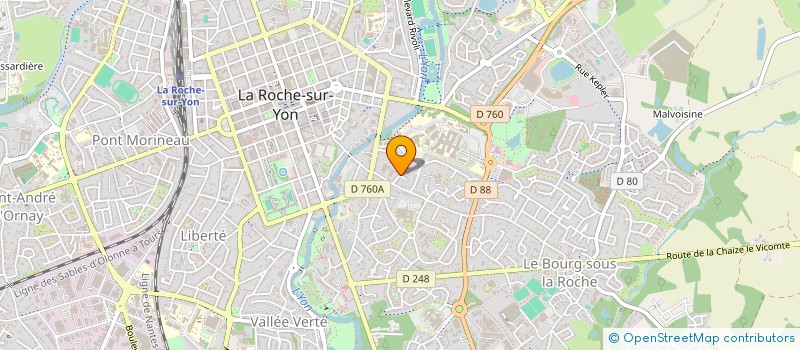 localisation de l'entreprise MONSIEUR VIOREL VINTU à LA ROCHE-SUR-YON