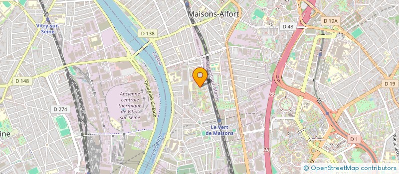 localisation de l'entreprise MONSIEUR VIRAB MOURADIAN à ALFORTVILLE