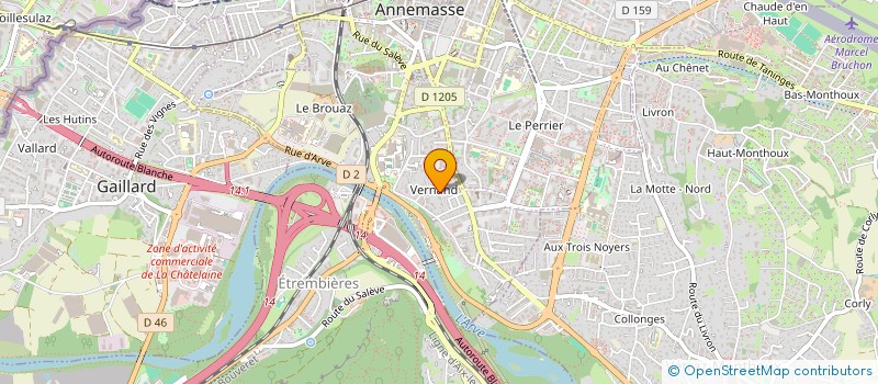 localisation de l'entreprise MONSIEUR VIRABOUTH PRACHITTHAM  ANNEMASSE