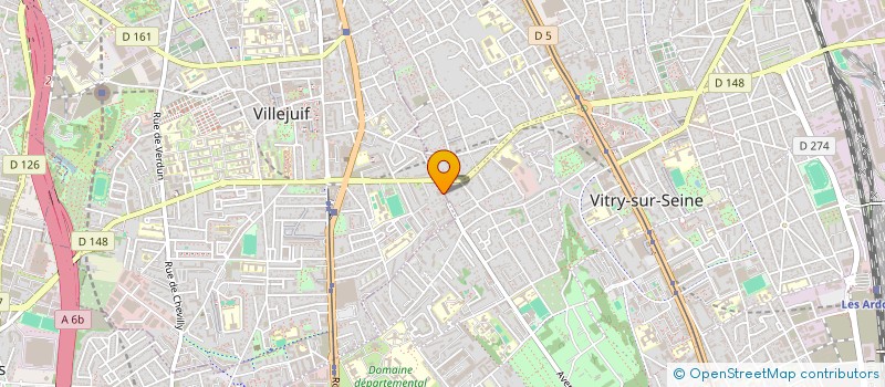 localisation de l'entreprise MONSIEUR VIRADETH LUANGKHOT à VILLEJUIF