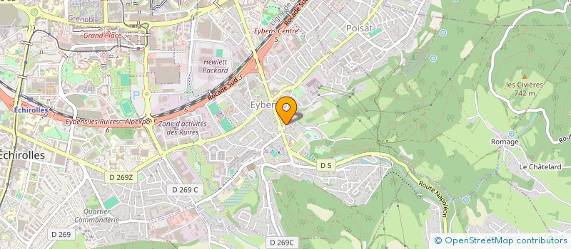 localisation de l'entreprise MONSIEUR VIRDAL BEYSIMOV  EYBENS