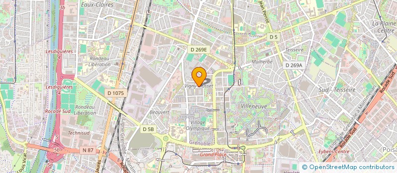 localisation de l'entreprise MONSIEUR VIRDIS KOUAME  GRENOBLE