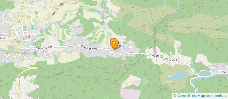 localisation de l'entreprise MONSIEUR VIRGIL BOSSUGE  LE VAL