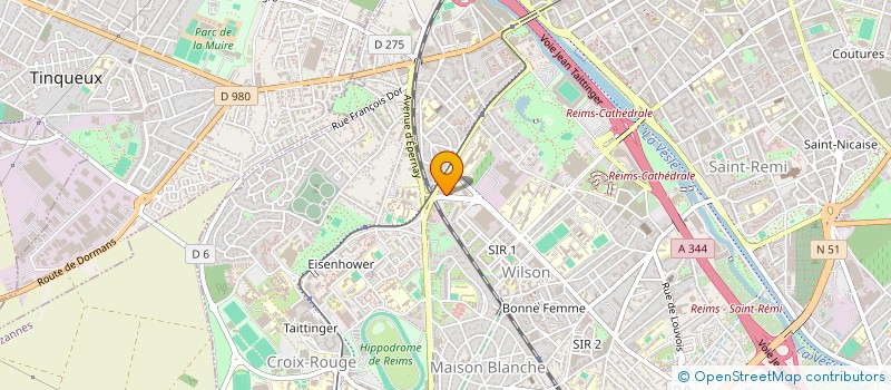 localisation de l'entreprise MONSIEUR VIRGIL EL HADEUF  REIMS