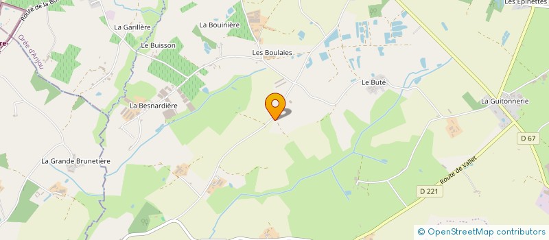 localisation de l'entreprise MONSIEUR VIRGIL HAMELIN à MONTREVAULT-SUR-EVRE