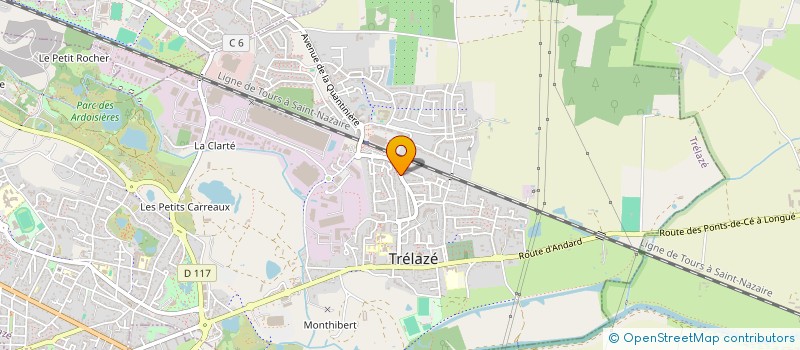 localisation de l'entreprise MONSIEUR VIRGIL LOURMIERES  TRELAZE