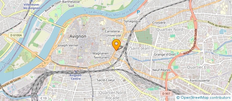 localisation de l'entreprise MONSIEUR VIRGIL MONZIES  AVIGNON