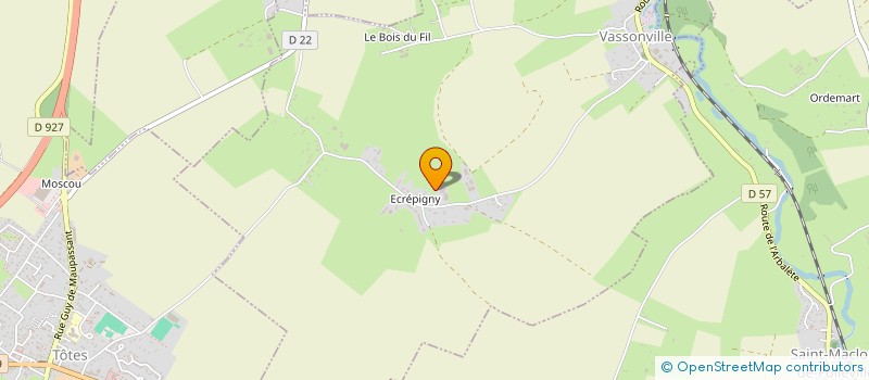 localisation de l'entreprise MONSIEUR VIRGIL QUARD  VASSONVILLE