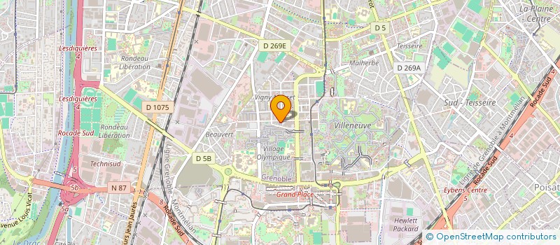 localisation de l'entreprise MONSIEUR VIRGIL RIBEYRE à GRENOBLE