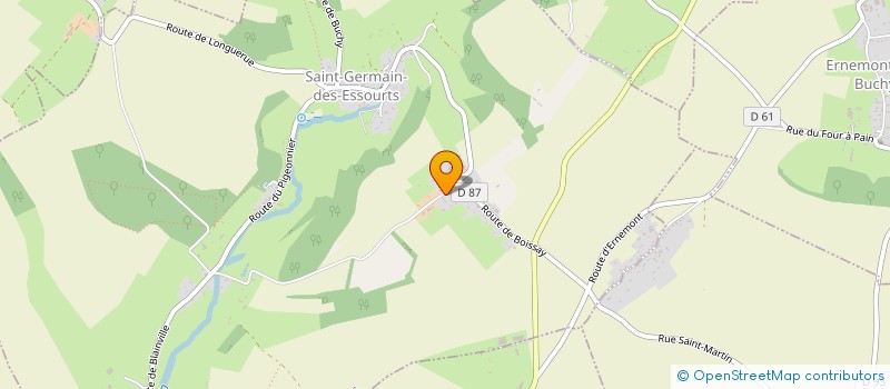 localisation de l'entreprise MONSIEUR VIRGIL ROUSSET  SAINT-GERMAIN-DES-ESSOURTS