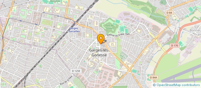 localisation de l'entreprise MONSIEUR VIRGIL ROZELIN NDONGMO NOUTSA  GARGES-LES-GONESSE