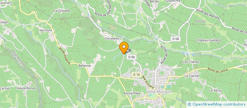 localisation de l'entreprise MONSIEUR VIRGIL TATU  VILLIE-MORGON