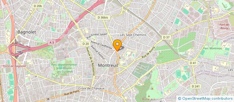 localisation de l'entreprise MONSIEUR VIRGIL-VASILE PODINA à MONTREUIL