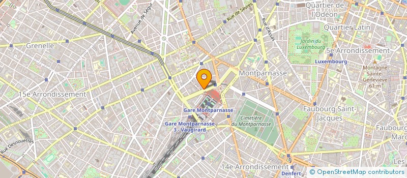 localisation de l'entreprise MONSIEUR VIRGIL XAVIER  PARIS