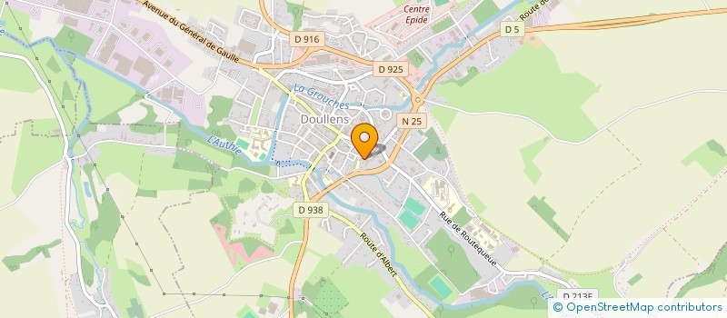 localisation de l'entreprise MONSIEUR VIRGILE ALAER  DOULLENS