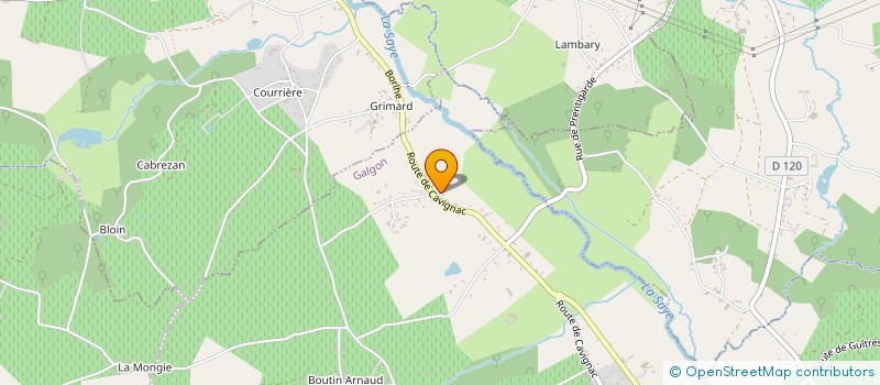 localisation de l'entreprise MONSIEUR VIRGILE ALLART  GALGON