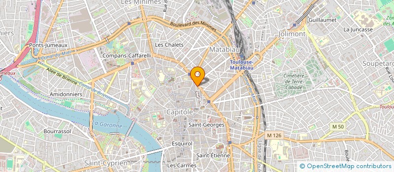 localisation de l'entreprise MONSIEUR VIRGILE AUGOT  TOULOUSE