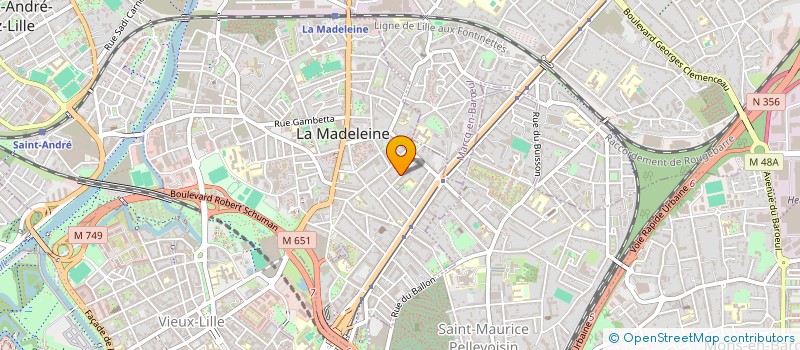 localisation de l'entreprise MONSIEUR VIRGILE BERGOIN à LA MADELEINE