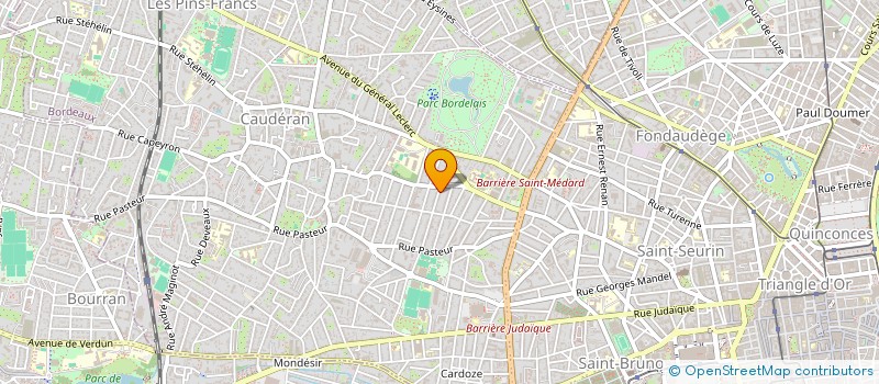 localisation de l'entreprise MONSIEUR VIRGILE BEUGNOT  BORDEAUX