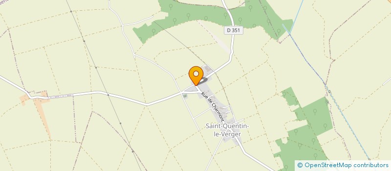 localisation de l'entreprise MONSIEUR VIRGILE BOUDIN  SAINT-QUENTIN-LE-VERGER