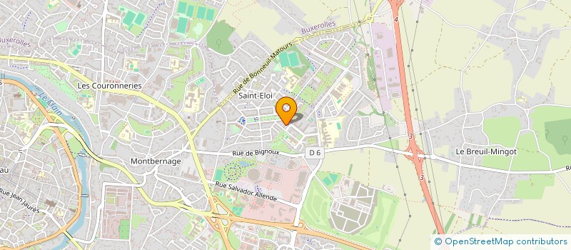localisation de l'entreprise MONSIEUR VIRGILE BOUTEILLER à POITIERS