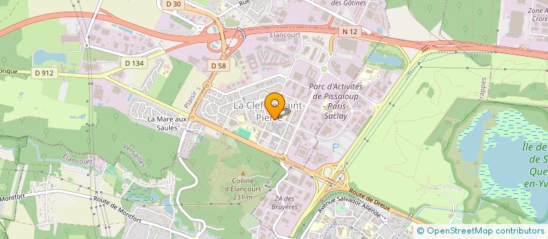 localisation de l'entreprise MONSIEUR VIRGILE CAURE à ELANCOURT