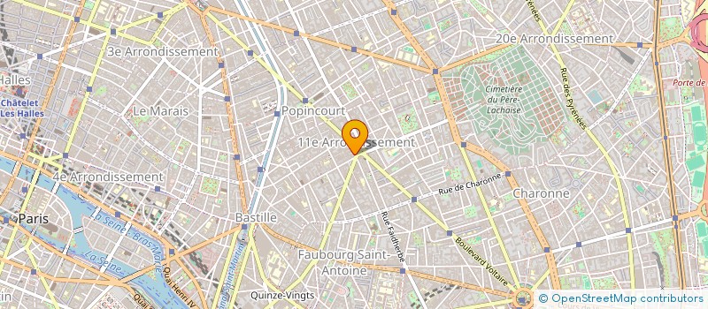 localisation de l'entreprise MONSIEUR VIRGILE CHAMPAIN  PARIS