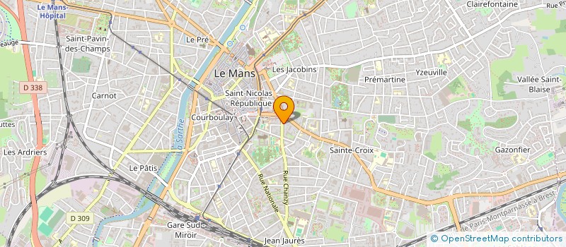 localisation de l'entreprise MONSIEUR VIRGILE CHEVREL  LE MANS