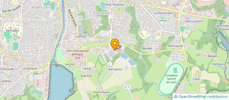 localisation de l'entreprise MONSIEUR VIRGILE COULIN à VANNES