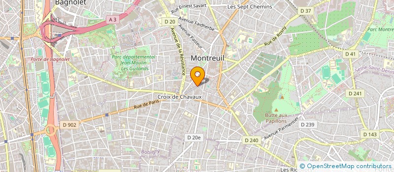 localisation de l'entreprise MONSIEUR VIRGILE DALL ARMELLINA à MONTREUIL