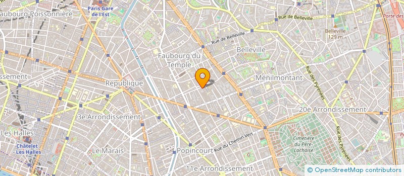 localisation de l'entreprise MONSIEUR VIRGILE DEFAUT  PARIS