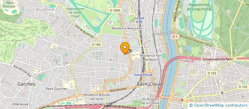 localisation de l'entreprise MONSIEUR VIRGILE DU PRE DE SAINT MAUR à SAINT-CLOUD