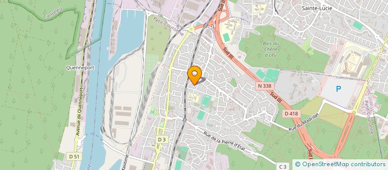 localisation de l'entreprise MONSIEUR VIRGILE DUPREZ  PETIT-COURONNE