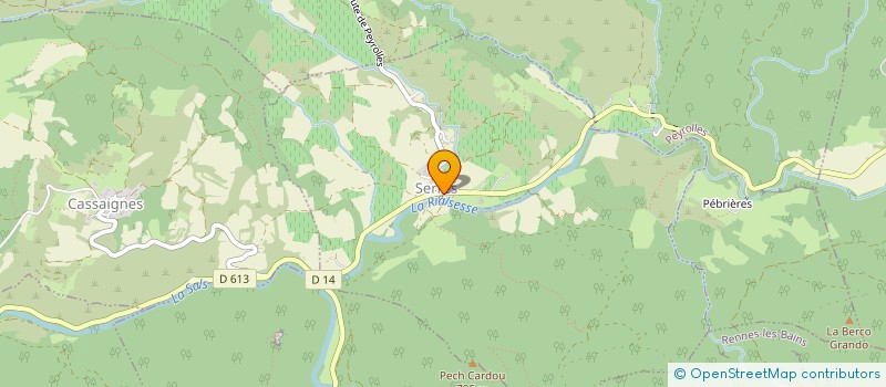 localisation de l'entreprise MONSIEUR VIRGILE ESCALANT  SERRES