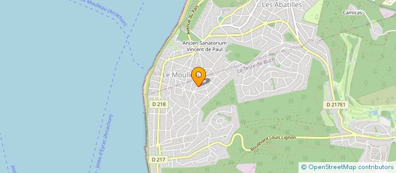 localisation de l'entreprise MONSIEUR VIRGILE FABBRINI  LA TESTE-DE-BUCH