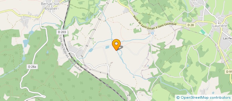 localisation de l'entreprise MONSIEUR VIRGILE GANGLOFF à BERSAC-SUR-RIVALIER