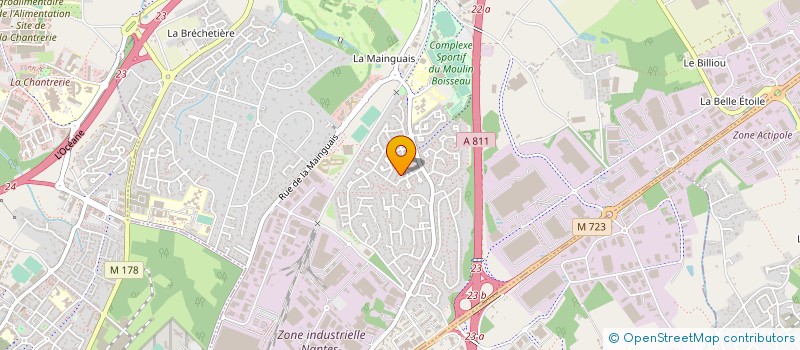 localisation de l'entreprise MONSIEUR VIRGILE GERARD  CARQUEFOU