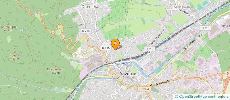 localisation de l'entreprise MONSIEUR VIRGILE GERECKE  SAVERNE