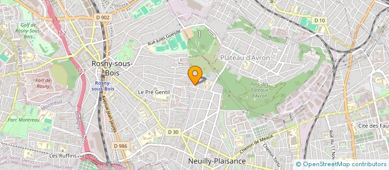 localisation de l'entreprise MONSIEUR VIRGILE GRATAS à NEUILLY-PLAISANCE