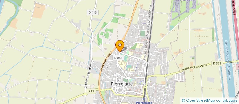 localisation de l'entreprise MONSIEUR VIRGILE HELQUE  PIERRELATTE