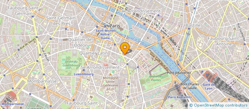 localisation de l'entreprise MONSIEUR VIRGILE HOMASSON  PARIS