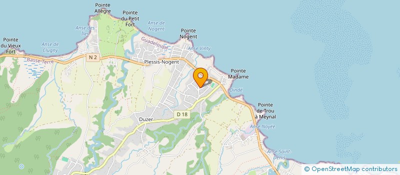 localisation de l'entreprise MONSIEUR VIRGILE IREP  SAINTE-ROSE