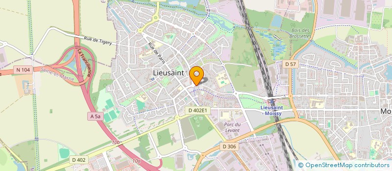 localisation de l'entreprise MONSIEUR VIRGILE JACQUES  LIEUSAINT