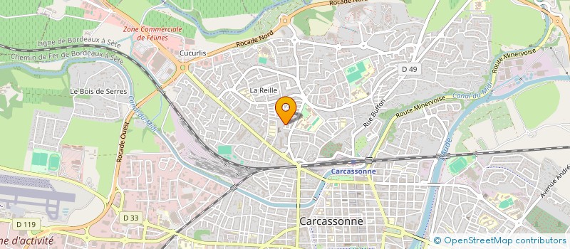 localisation de l'entreprise MONSIEUR VIRGILE JANNY à CARCASSONNE