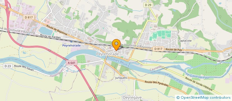 localisation de l'entreprise MONSIEUR VIRGILE JAUREGUY  PEYREHORADE