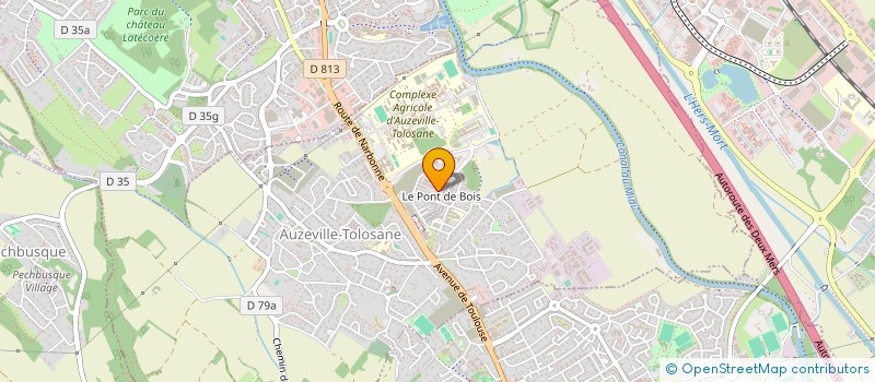 localisation de l'entreprise MONSIEUR VIRGILE JEREMY DA SILVA  AUZEVILLE-TOLOSANE