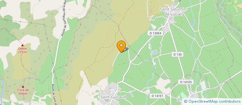 localisation de l'entreprise MONSIEUR VIRGILE JOLY  SAINT-GUIRAUD